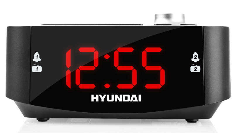 Hodiny - Rádio budík s projektorom Hyundai Rac201 PLL