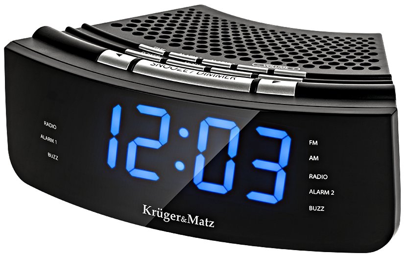 Hodiny - Kruger a Matz Clock Radio - Radio, hodinky, LED