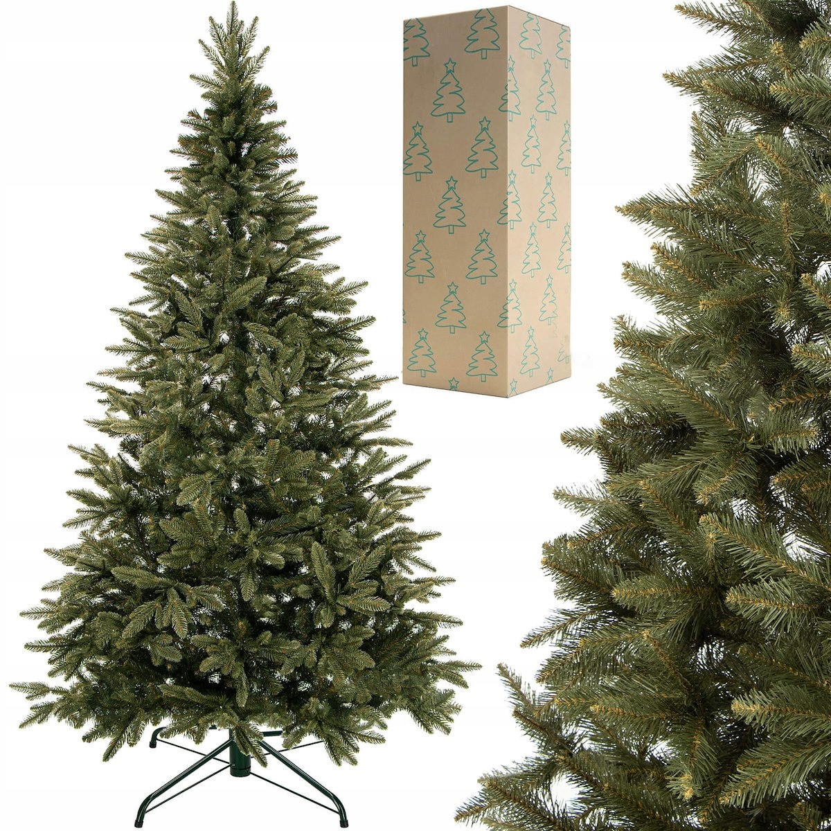 Vianočný stromček - PRÍRODNÝ SMREK LUX 150cm STROM UMELEJ HUSTOTY