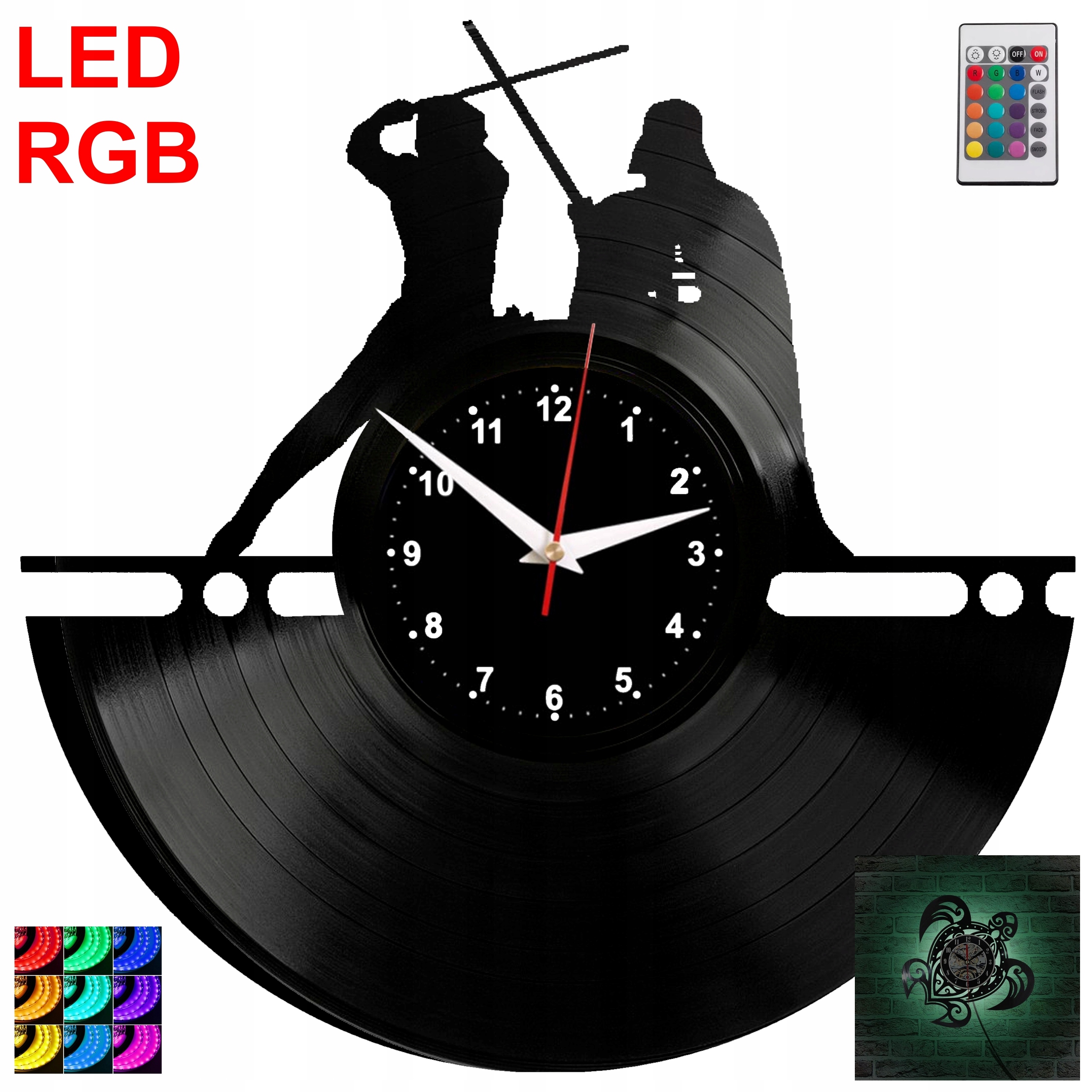 Hodiny - Star Wars LED Nástenné hodiny Plate Vinyl