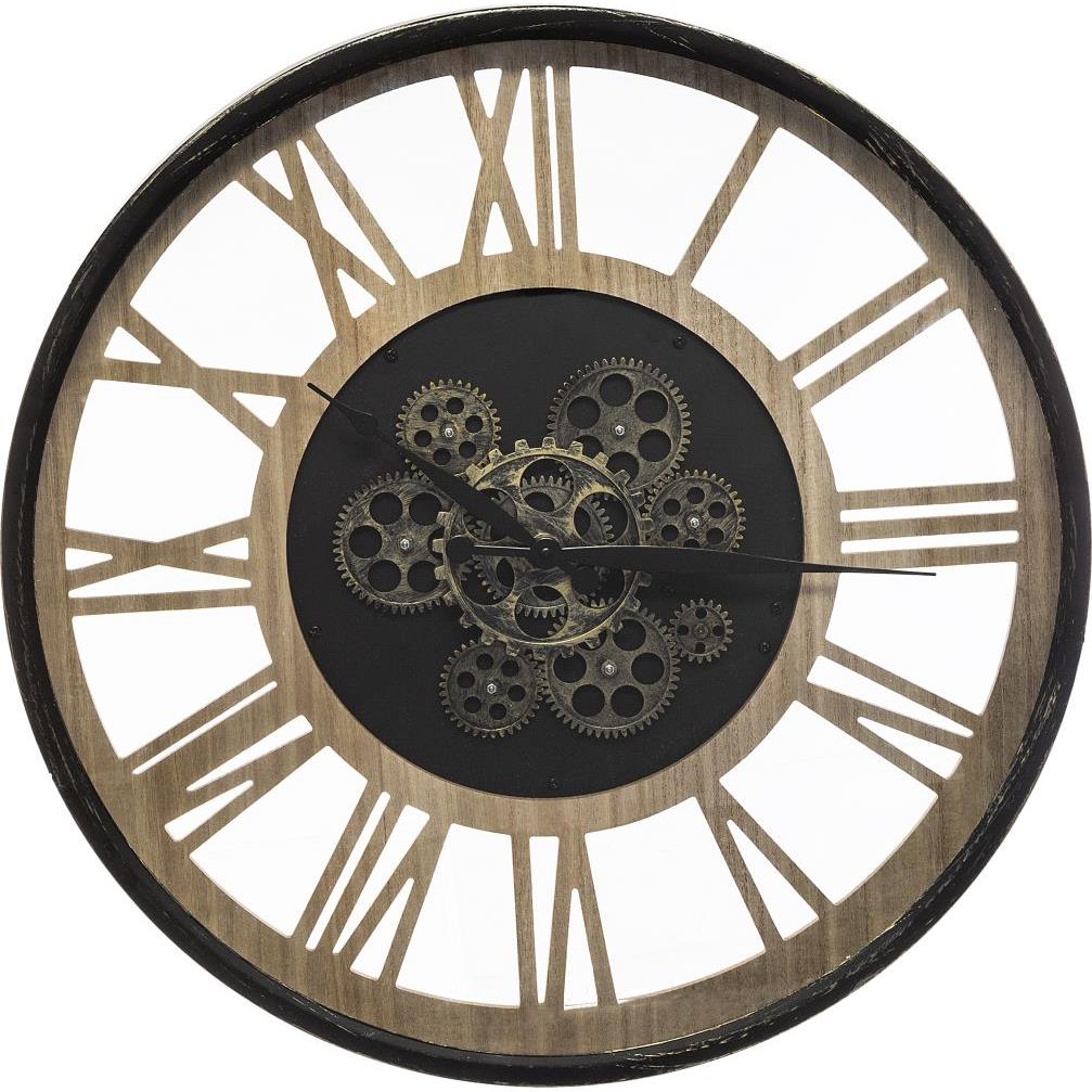 Hodiny - Štýlový Big Clock pre Salon Kuchyňa Bureau Black