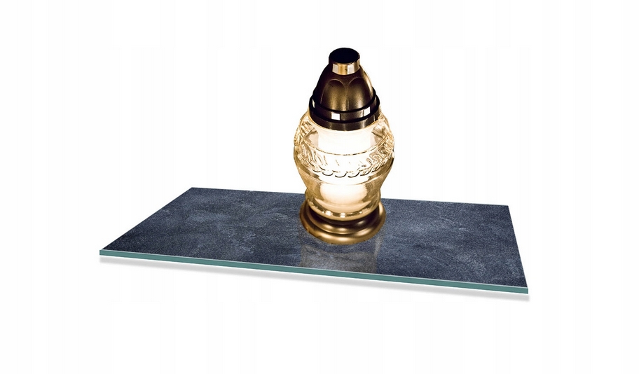 Elegantná Sklenená Podložka pod Sviečky a Kvety TMK ArtDeko 52×30 cm