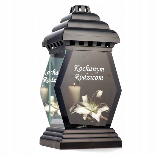 Znicz Elipsa Malá Lília „Kochaným Rodičom” – Elegancium Pamätné Svetlo