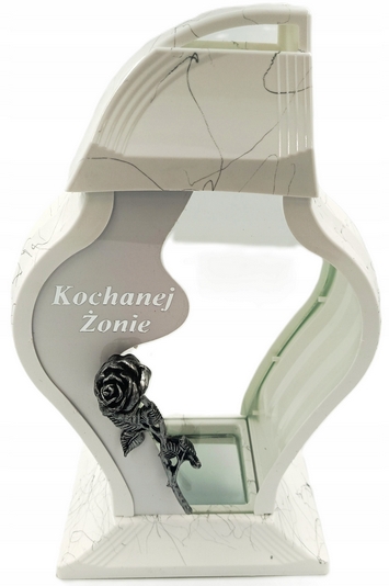 Nádherný znicz s vložkou, výška 34 cm