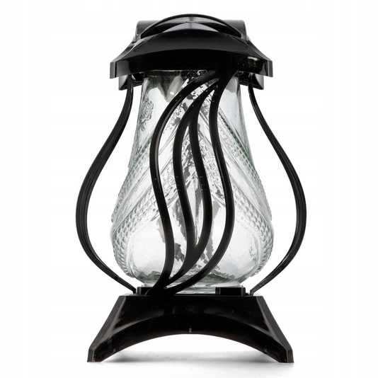Elegantná Čierna Cibuľa Smútočná Lampa s Moderným Dizajnom