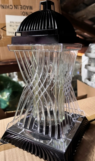 Lampión na Pamiatku 34 cm, Plastikové/Sklenené Detaily