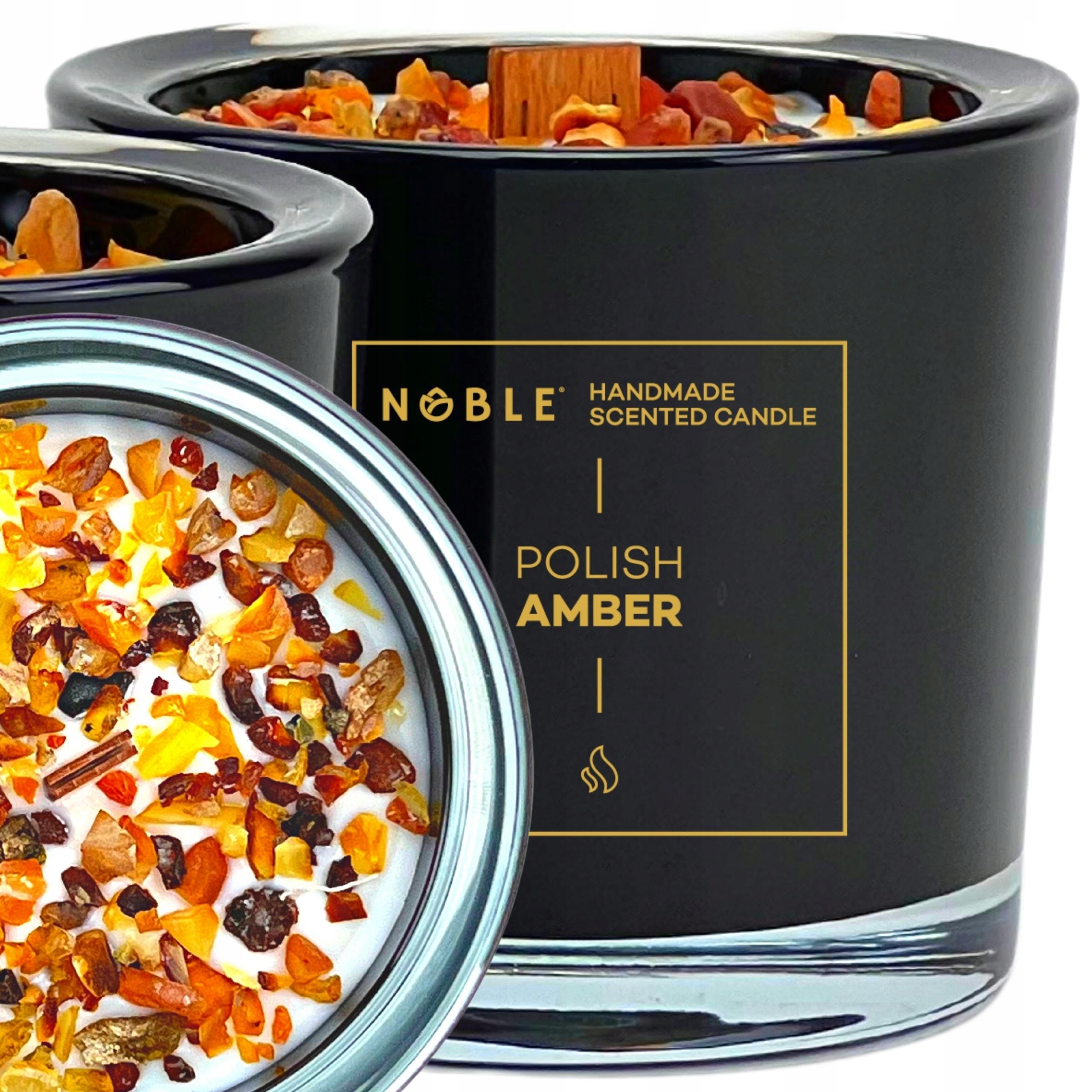 Scéna Sviečka poľského jantára Noble 1 ks.