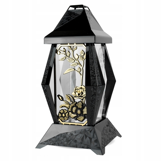 Exkluzívny Umelecký Znicz Kaplnka 37 cm Zlatý - Veľký Rozmer