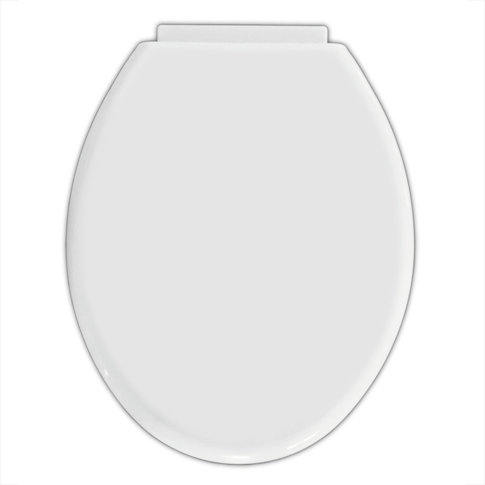 WC doska - WC sedátko Rodeno WHITE TOALET SEAT biely polypropylén