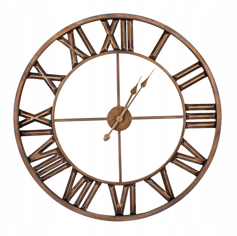 Hodiny - CLOCK veľmi veľký MODERNÉ RETRO LOFT XXL 80CM