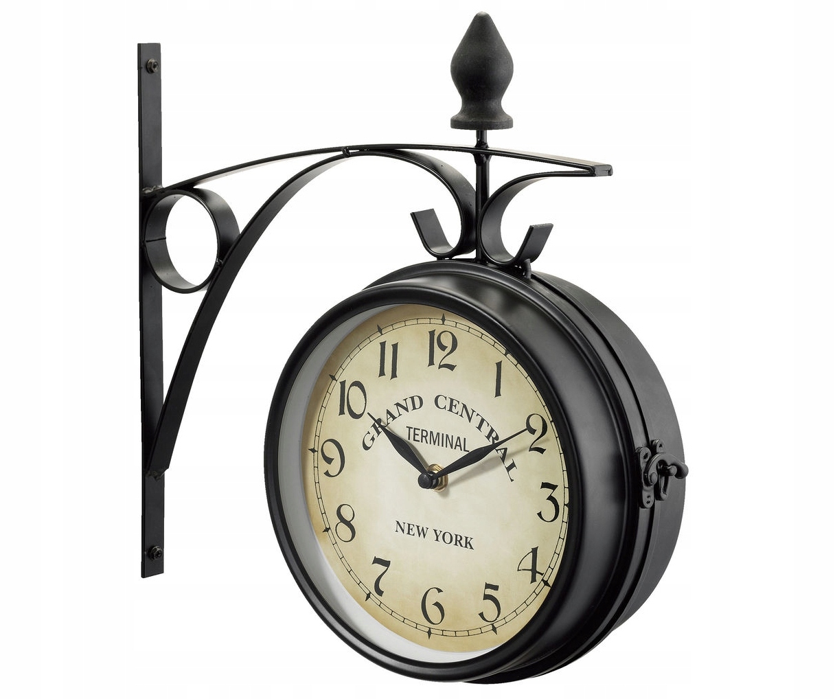 Hodiny - Nástenné hodiny Obojstranné retro Retro 21 cm stanice
