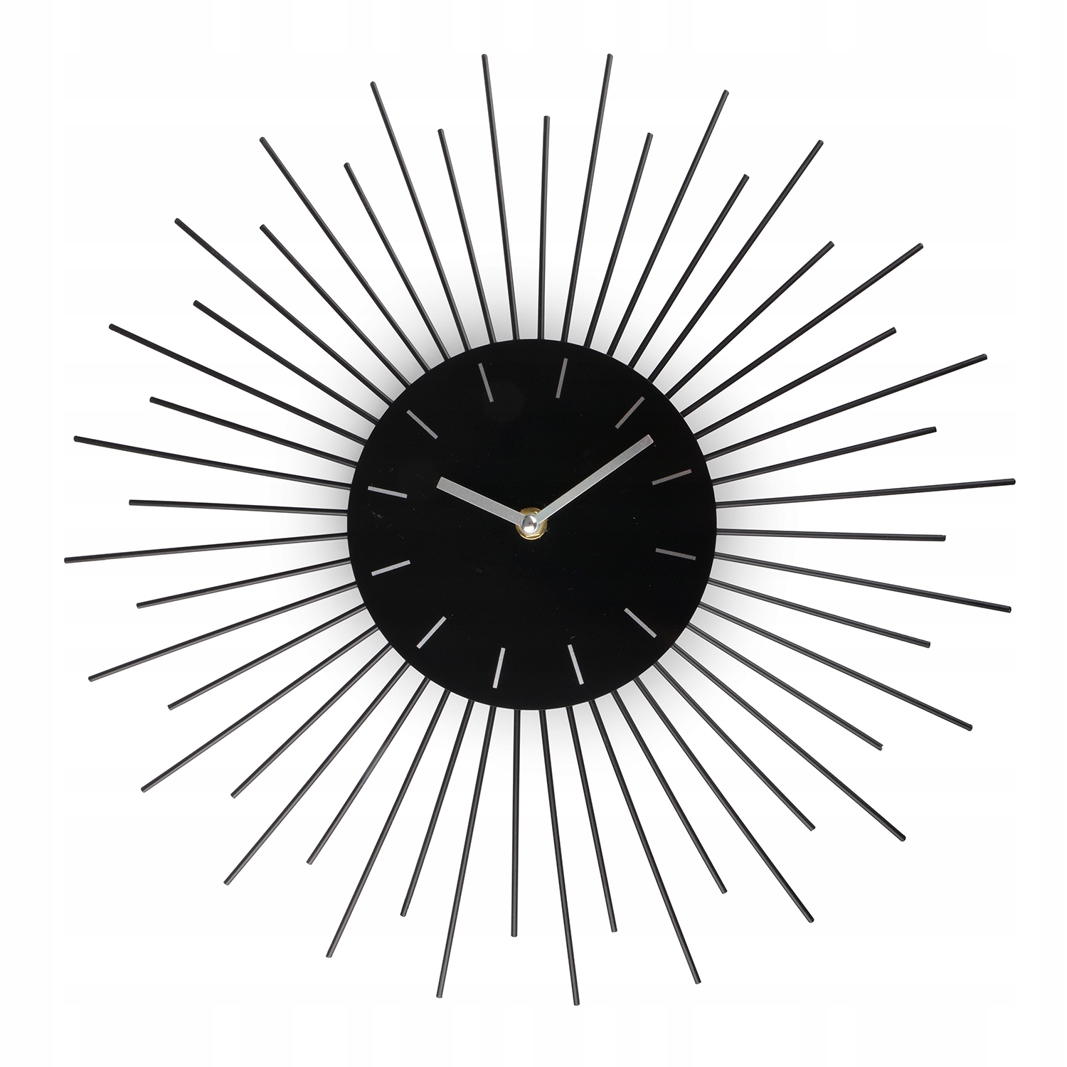 Hodiny - Kov slnečné hodiny k. Black St. 42cm