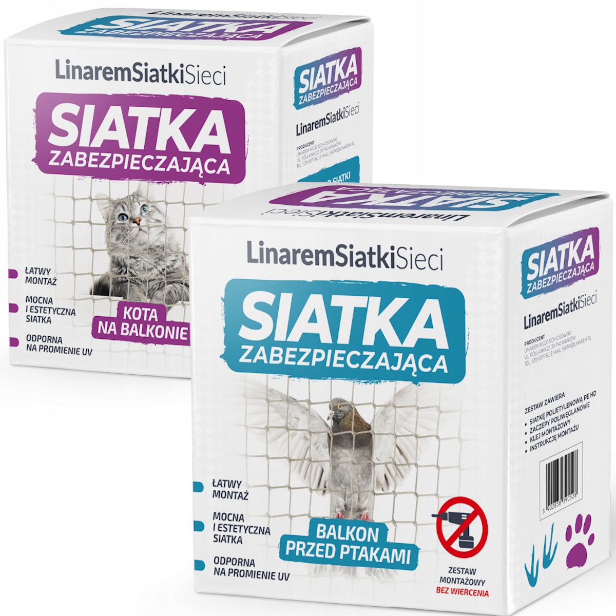 Poliačky s mačkou Set Birds Holub 5x2