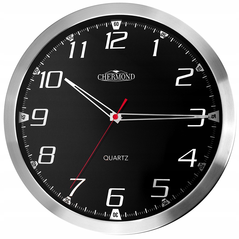 Hodiny - Clock 40cm Big Metal Wall Metal Wall