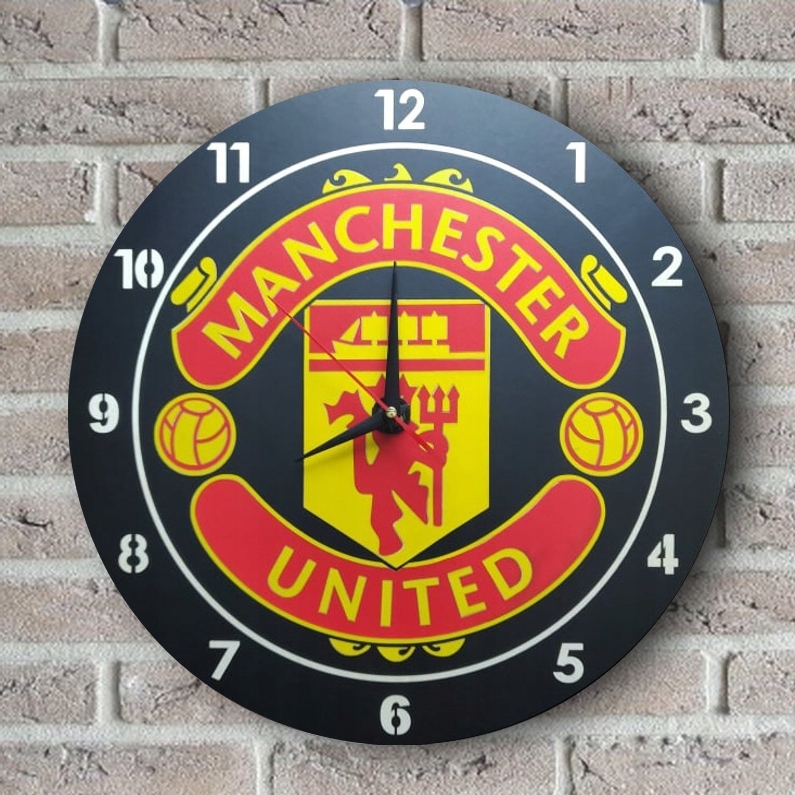 Hodiny - Nástenné hodiny s motívom - Manchester United FC