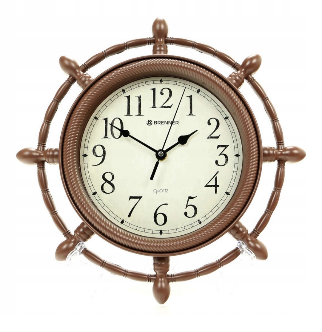 Hodiny - Nástenné hodiny Brenner bronz 36cm
