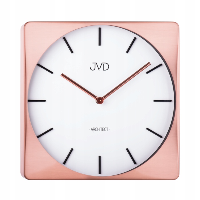 Hodiny - Nástenné hodiny JVD Kovové medi -15%