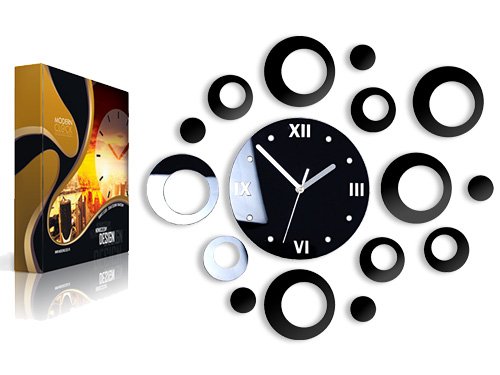 Hodiny - Nástenné hodiny RING krásnych a moderných farieb 55cm