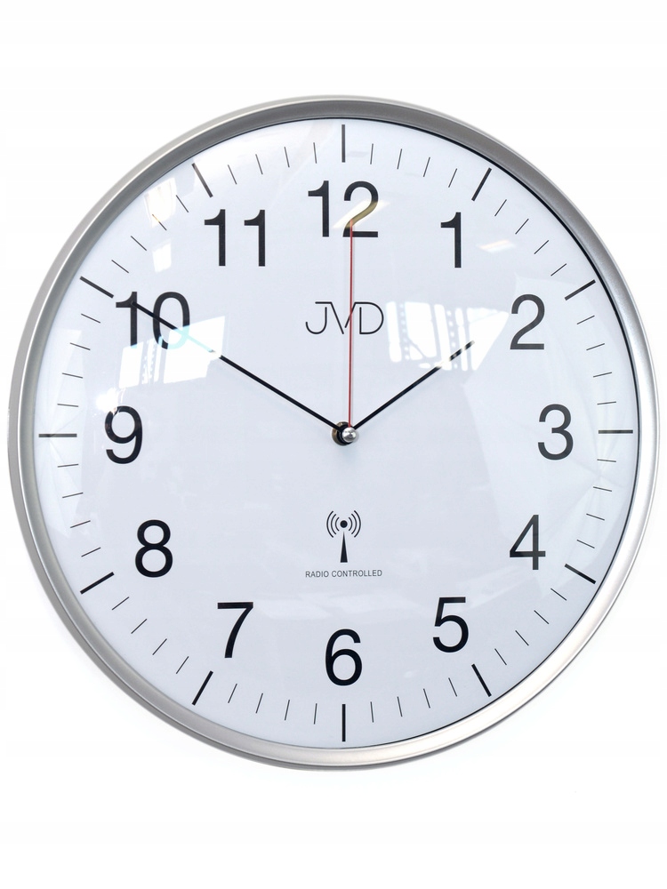 Hodiny - Nástenné hodiny riadené JVD 33 cm rádiových vĺn