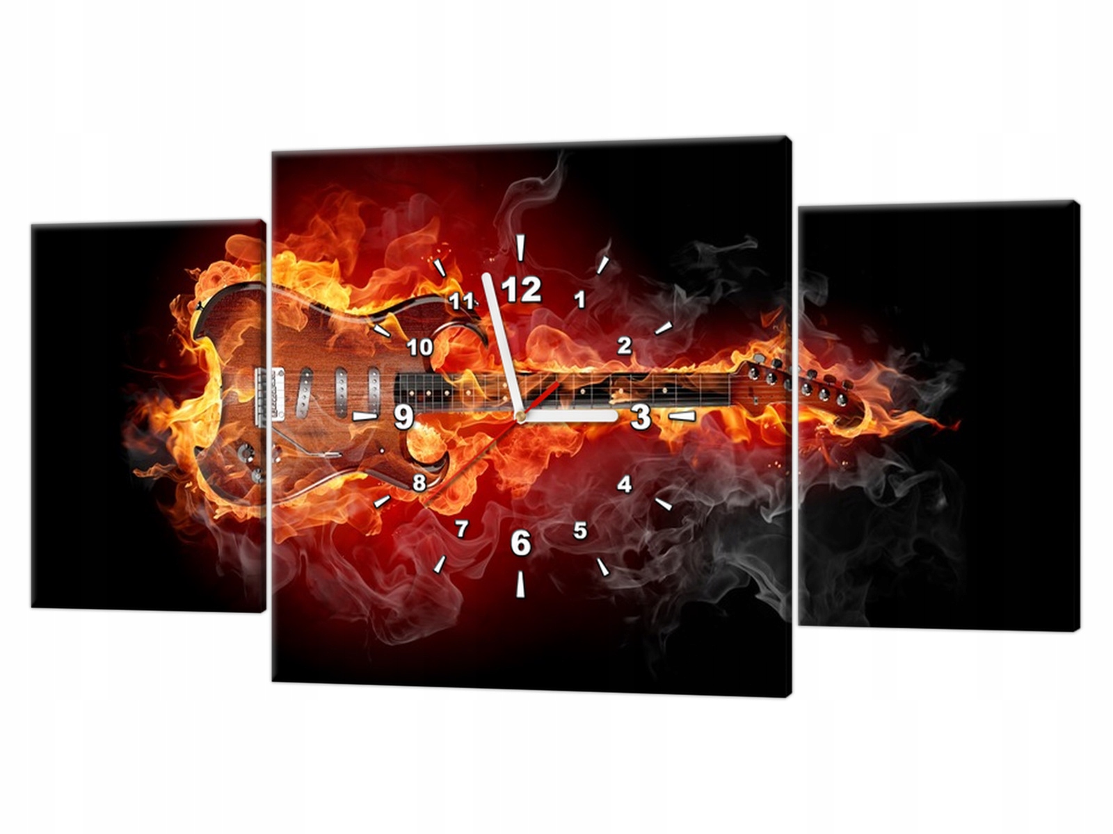 Hodiny - Hodiny s foto 80x40cm Horiace gitara
