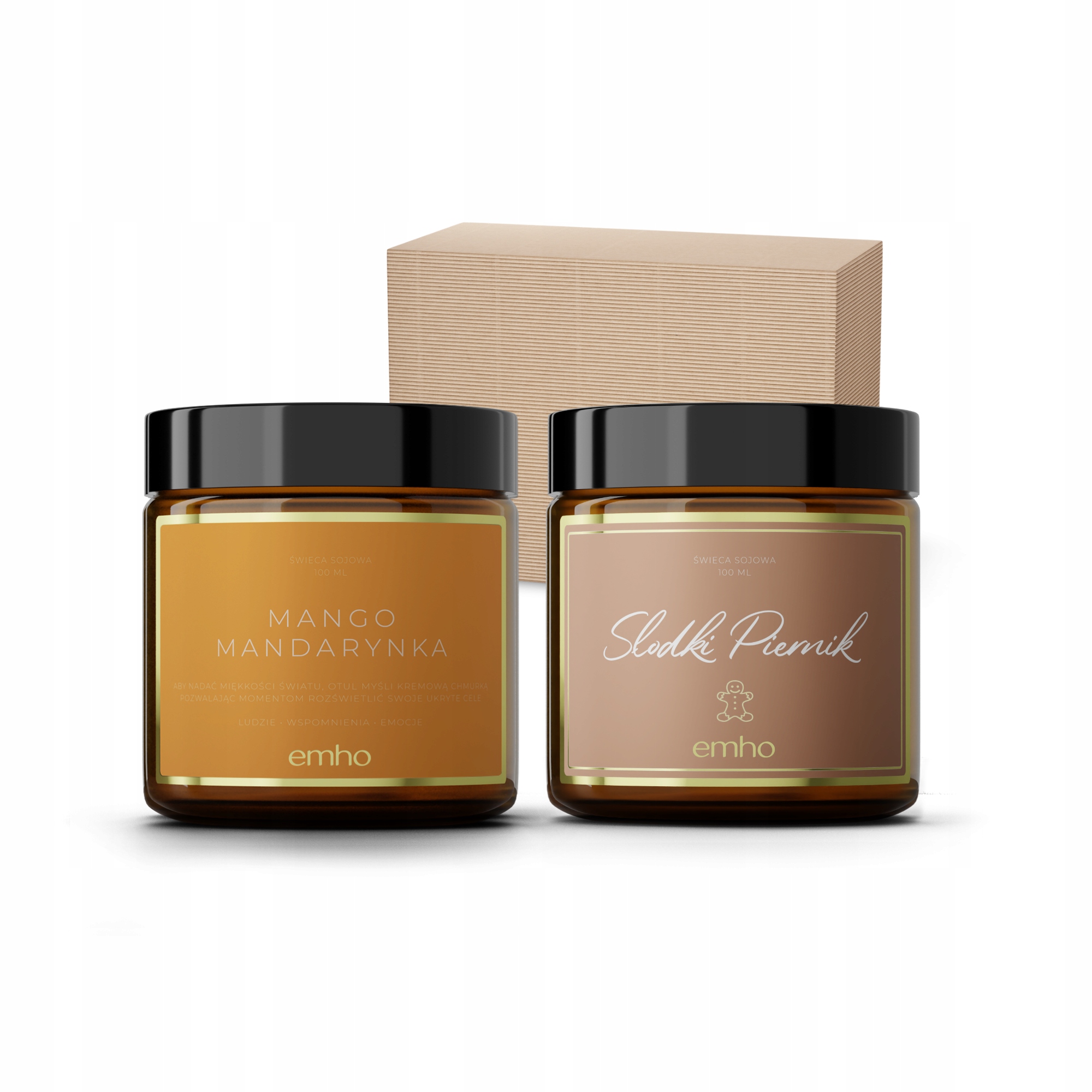 SCEM Candle MANGO MANDARIN+SWEET GINKBREAD EMHO 2 PCS.