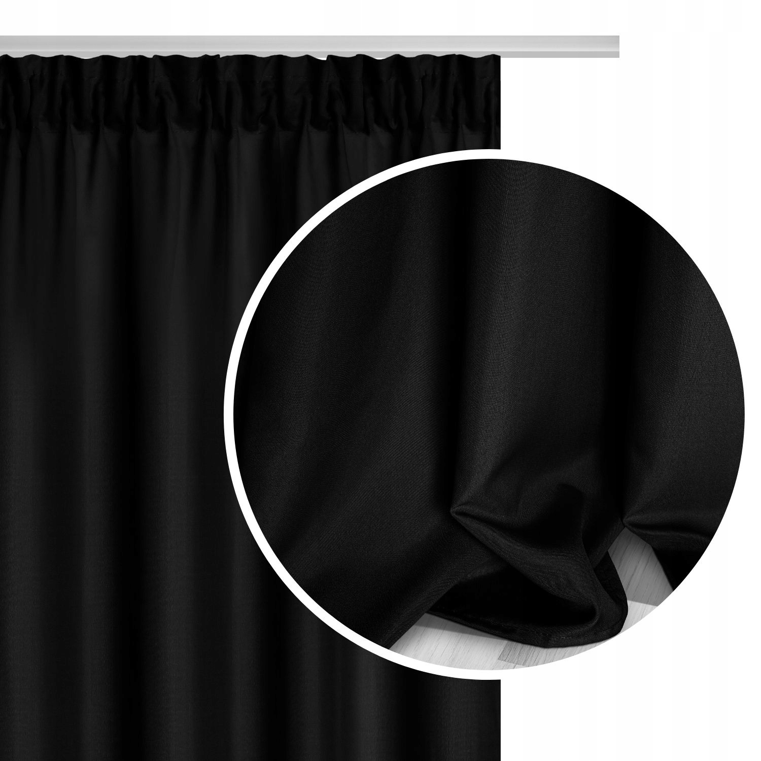Hotový záves - Polozatemňujúci páskový záves 140 cm x 300 cm