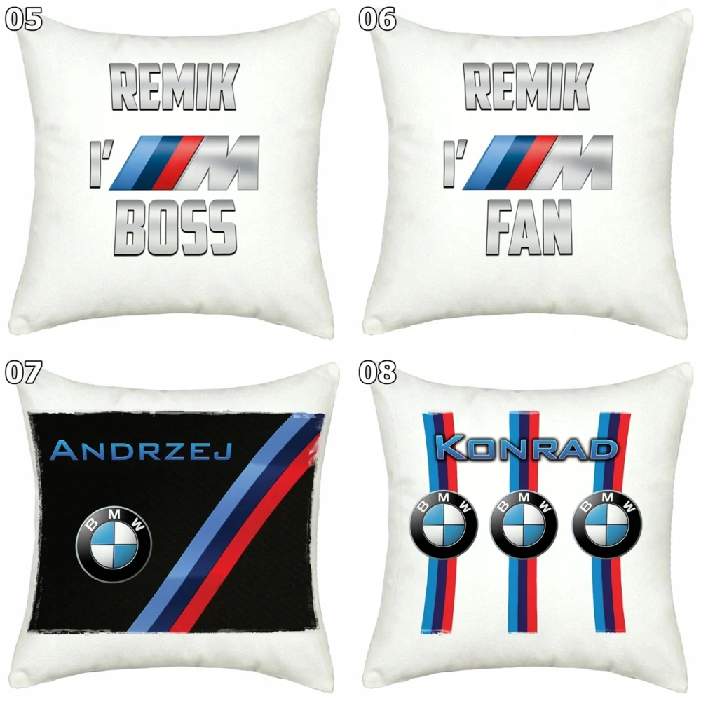 Vankúš BMW pre vodiča+ meno