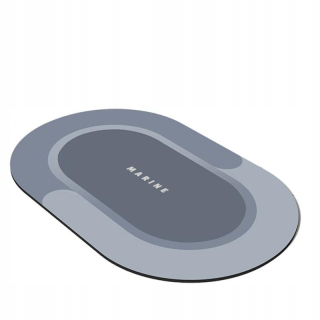 Kúpelňová predložka - 07 oválna svetlo modrá 1 ks. Su Bath Mat