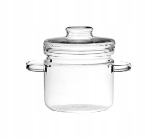 Hrniec, kastrol -  08018 Sklo Mikrovlnná sklo 1,5 L