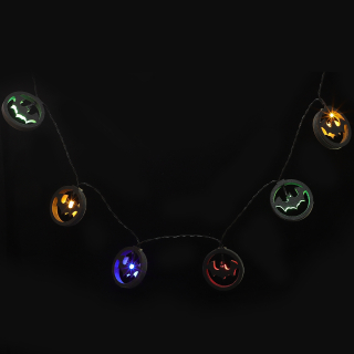 Lampáš, svietník - 1PC Box Battery Halloween String Creative lampa