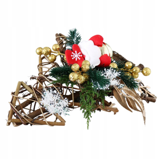 Veniec na dvere - 1 ks vianočné závesné dekor xmas party