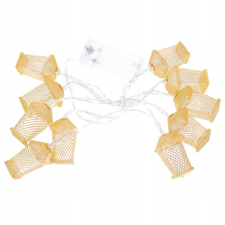 Lampáš, svietník - 1 PC Creative Vianočné LED lampa šnurovanie vianočný strom