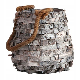 Lampáš, svietník - 1 PC jemná kôra Świeżca Creative dekor