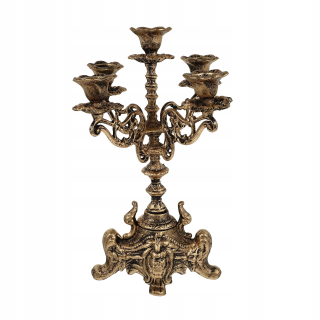 Lampáš, svietník - 1PC Európsky štýl svietnika decor päť hlavy