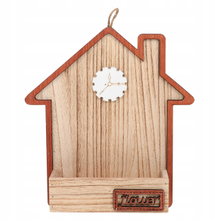 Stojan na kvety - 1 PC Natural Wall Flowerpot Drevené trvanlivé