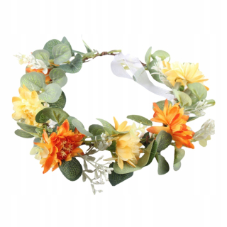 Veniec na dvere - 1 ks Simulácia Svadobné Garland Čelenka Fake Flower