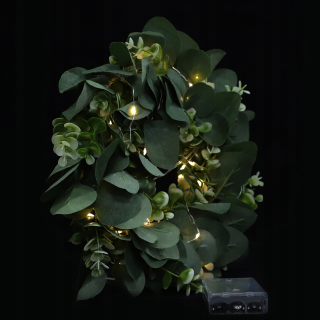 Veniec na dvere - 1 ks Umelá kvetina veniec Light Light prívesok