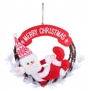 Veniec na dvere - 1 ks vianočné Hanging Veniec Decor