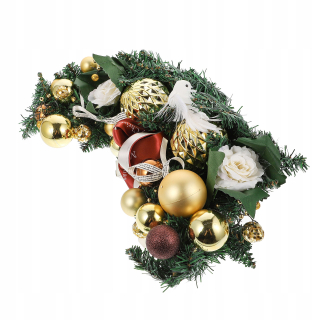 Veniec na dvere - 1 PC Vianočné visiace veniec Garland Ornament
