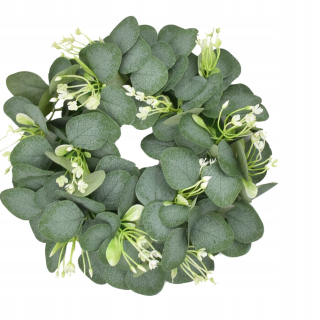 Veniec na dvere - 1 ks Imitácia Eucalyptus simulácie Leaf