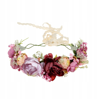 Veniec na dvere - Svadobné 1 ks Floral Čelenka Bride Hair