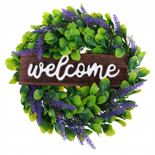 Veniec na dvere - 1 ks Simulation Lavender Board veniec Door