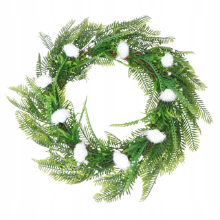 Veniec na dvere - 1 ks Simulation Leaf Fern jesenné veniec Cable