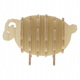 Podložka na stôl -  1 sada drevených podložiek Creative Lamb Shaded Placema