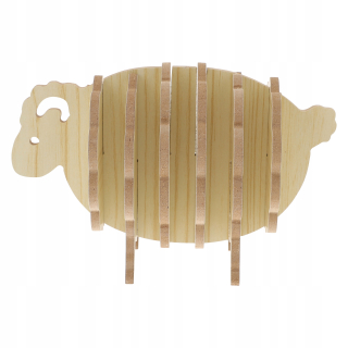 Podložka na stôl -  1 nastavená drevené tácky kreatívne lamed lesk