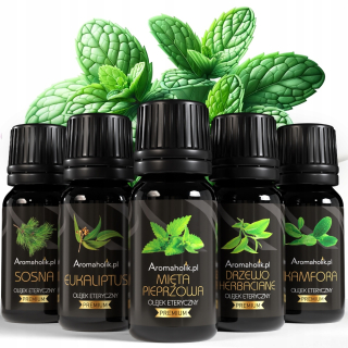 Sada 100% prírodných esenciálnych olejov 50ml BIO