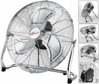 Amare VT-01 podlahový ventilátor strieborný/sivý