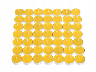 Sviečka Tealight vyrobená z včiel včelí včelí vosk 100 ks.