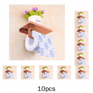 Držiak na toaletný papier - 10x kuchynská rukoväť pre montážny papier