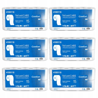 Toaletný papier - 119 toaletný papier VelvetCare 48ks biela biela